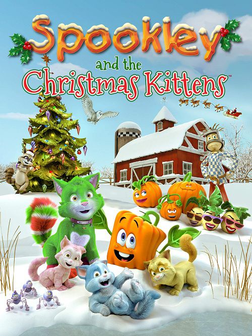 دانلود انیمیشن اسپوکلی و بچه گربه های کریسمس با دوبله فارسی Spookley and the Christmas Kittens 2019